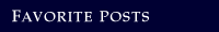 Favorite Posts